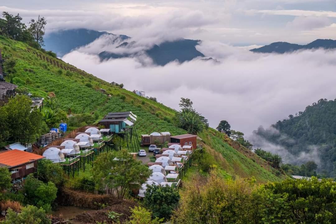 ภูวินคาเฟ่ โฮมสเตย์ Phuwin Cafe Homestay Mon Jam Eksteriør bilde